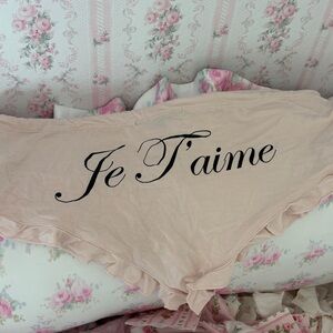 Wildfox Pink 'Je T'aime' Panties